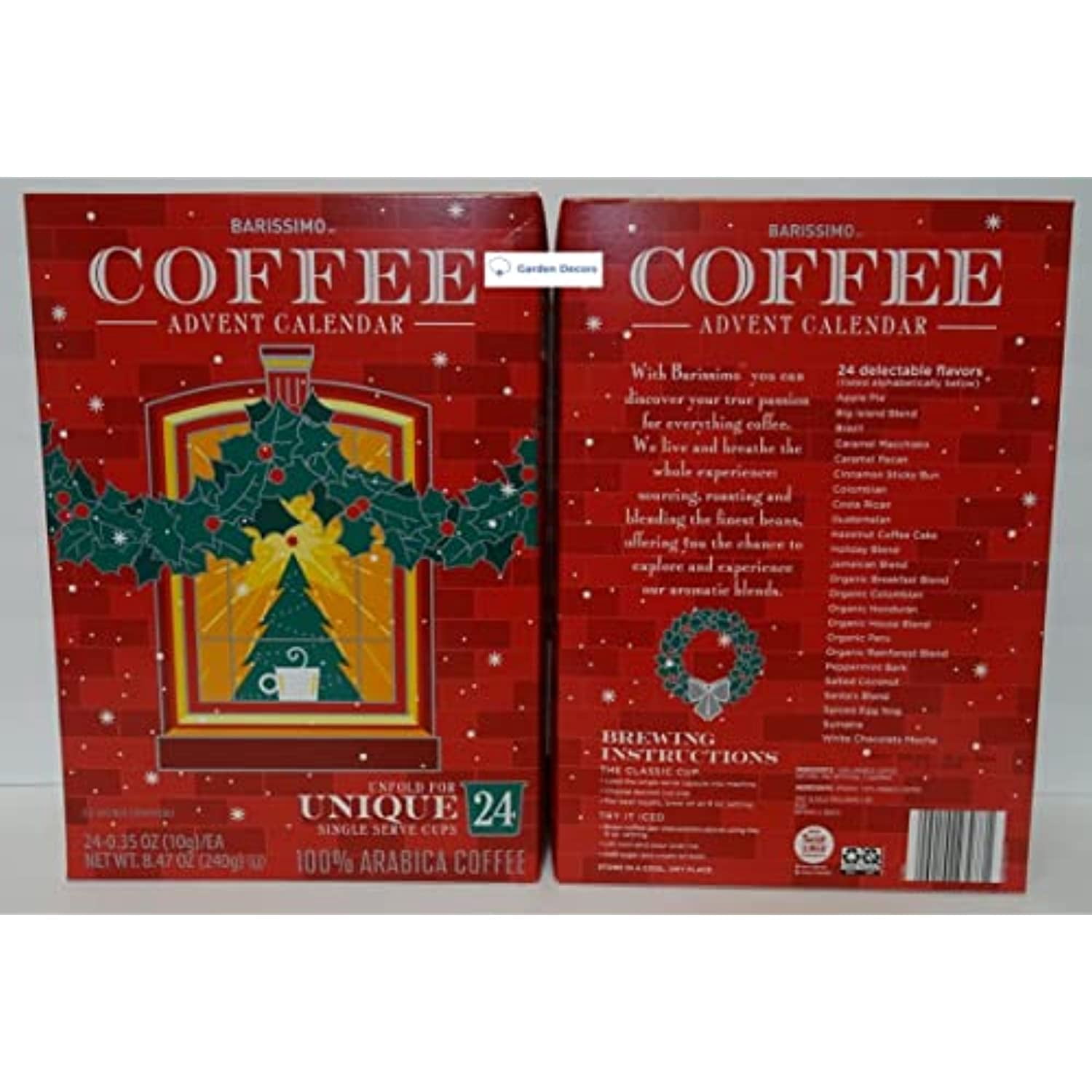 Barissimo Coffee Limit Edition Advent Calendar Unique 24 Cups 8.47Oz 240G -  Walmart.com