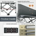thumbnail image 7 of Lilypelle Folding Bed Cot with 3.3 Inch 2 Sided Mattress, 75"* 28" Folding Sleeping Cot Guest Bed, Folding Camping Cots with Carry Bag, 7 of 7