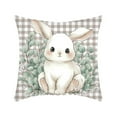 thumbnail image 1 of Tauxra Easter Decorative Pillowcase 17.72x17.72 Inch Hidden Zipper For Bedroom Living Room Office Spring Holiday Gift, 1 of 6