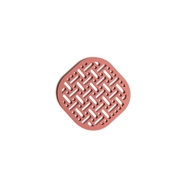 Billuyoard Alfombrilla aislante de silicona para ollas, reutilizable, elegante, impermeable, a prueba de aceite, lavable, antideslizante, Cocina y Comedor Rojo Tipo 2