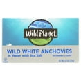 Wild Wild White Anchovies, Lightly Salted, in Water, 4.4 Oz