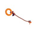 thumbnail image 4 of Juguete de cuerda para perros Zulema Masticable interactivo Naranja, 4 of 8