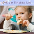 thumbnail image 4 of 12Pcs Toddler Forks,Stainless Steel Toddler Utensils Baby Forks,Kids Forks Children's Cutlery for Self Feeding,BPA Free Kids Metal Forks with Round Handle for Boys Girls Dining,Dishwasher Safe, 4 of 6