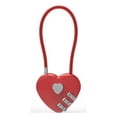 thumbnail image 1 of tredstone Ensemble de 2 Pcs, Cadenas, Cadenas à Combinaison, Mini Élégant Durable, Reste, Convient au Rangement de Bijoux Jour Gyms, Rouge 06U(50CM), 1 of 6