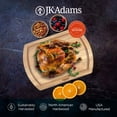 thumbnail image 2 of J.K. Adams Maple Reversible Carving Board, Wood Kitchen Cutting Board, 20" x 14" x 1.25", 2 of 12