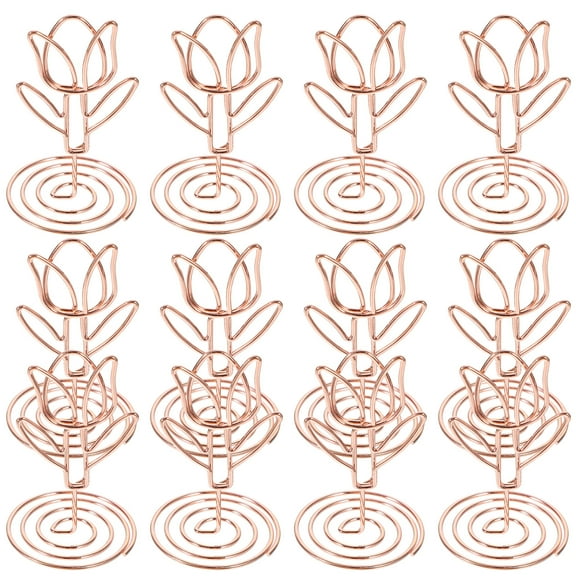 10 Pcs Wedding Table Number Holders Card Tulip Note Banquet