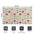 thumbnail image 5 of Pioneer Flower Floral Print Pattern Door Rugs,Washable Non Slip Door Mats Indoor,Decorative Door Mats,Entry Mat Indoor for Entrance,Bedroom,Kitchen,Bathroom,17"x30", 5 of 6