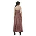 thumbnail image 4 of Moomaya All Over Printed A Line Sleeveless Womens Summer Party Dresses, 4 of 4