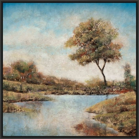 PTM Images Trees Upon the Water II Framed Painting Print on Canvas