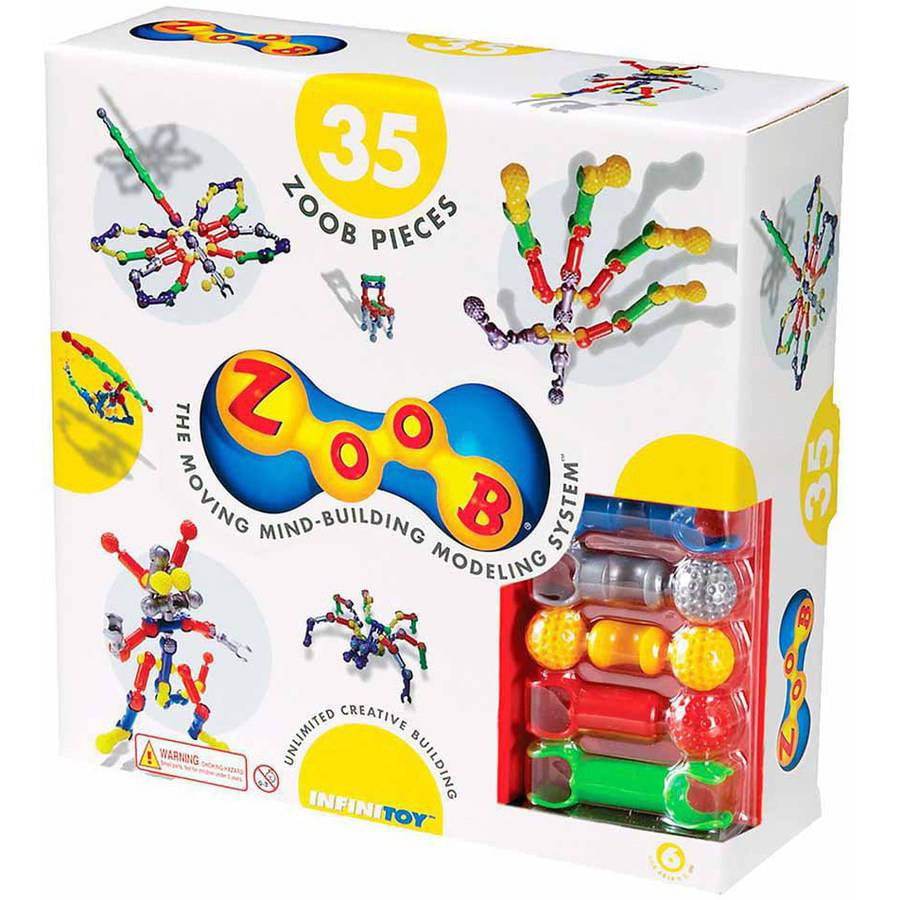 InfiniToy Unlimited Creative Building ZOOB 15 Pieces Building Toy Pack ~ Ages 6+ 