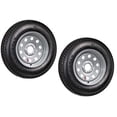 thumbnail image 2 of eCustomrim 2-Pack Radial Trailer Tire On Rim ST175/80R13 Load Range C 5 Lug Silver Modular Wheel - 6 Year Warranty w/Free Roadside, 2 of 4