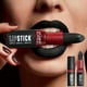 thumbnail image 5 of Lápiz labial negro mate de vampiro Lápiz labial negro mate Lápiz labial mate de terciopelo de alto impacto y alta pigmentación Lápiz labial morado oscuro retro, 5 of 6