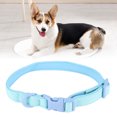 thumbnail image 1 of Simple Dog Collar, Convenient Easy To Clean Soft Dog Collar Pure Color  For Travel For Camping ,Blue,Purple, 1 of 8
