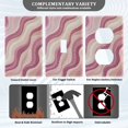 thumbnail image 3 of Yayeee Blank Wall Plate Cover 1-Gang 4.5"x2.7" Home Unused Decorative Outlet, Pink Brown Pattern, 3 of 7