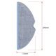 thumbnail image 1 of Almohadillas de microfibra DEKAXID Clean Mop para limpieza de ropa, accesorios para aspiradoras Roborock T7S, T7S Plus y S7, 1 of 6