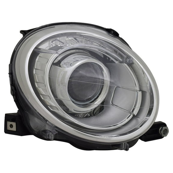 TYC 20-9375-00-9 Capa Certified Headlight Assembly Fits select: 2012-2019 FIAT 500