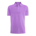 thumbnail image 3 of Men's Polo Golf Classic Sports Casual Cotton Short Sleeve Jersey Shirt Purple - Medium, 3 of 3