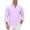 Light Purple*, variant on RUTAYY Men's Shirts Long Sleeve Solid Color Casual Everyday Comfortable Button Down with Button Tops Work Beach Blouse