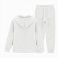 thumbnail image 4 of Girls 2 Piece Outfits Jogger Sets Zip Up Hoodie Sweatshirts Sweatpants with Pockets Tracksuits Sweatsuits, 4 of 7