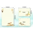 thumbnail image 3 of 72 Pieces Cute Cat Writing Paper and Envelopes, 8.3x5.6 Inch Stationery Set, 48 Lined Sheets & 24 Envelopes, Kitty Design for Letters, Invitations, Gifts, Holidays, Party Notes, 3 of 7