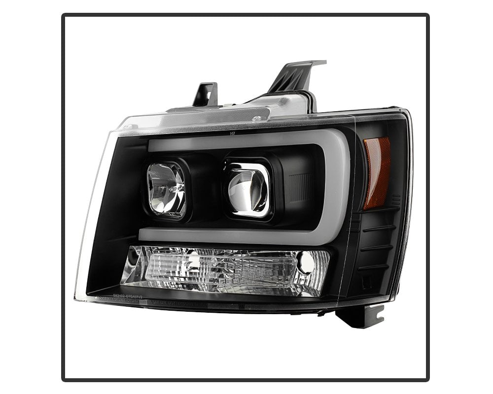 Spyder Chevy Suburban 1500 2500 07 14 Tahoe Spyder Chevy Suburban 1500 2500 07 14 Tahoe Avalanche Version 2 Projector Headlights High H1 Included Low H7