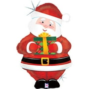 Gift Giving Santa Mylar Balloon