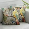 thumbnail image 2 of Wuche  Throw Pillow Covers Parrot Square Cushion Covers Pillowcase Home Decor Toss Pillows Covers for Couch Living Room Orange 2pc, 2 of 6