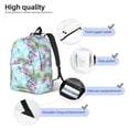 thumbnail image 4 of Lsque Dragonfly Floral Pattern Canvas Daypack, Durable Backpack, High-quality Versatile Backpack,Vintage Compact Backpack-Medium, 4 of 6