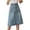 BU2, variant on MIXUE Skirts For Women Summer Solid Color A Line Loose Fit Casual Denim Skirt Daily-Wear,Blue,XL