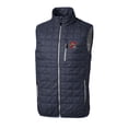 thumbnail image 2 of Men's Cutter & Buck  Heather Navy Portland Sea Dogs Rainier PrimaLoft Big & Tall Eco Insulated Full-Zip Puffer Vest, 2 of 3