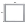 thumbnail image 2 of DORNBERG  36 Inch Bathroom Vanity Mirror Makeup Mirror 35.43"x31.5" Starry Grey, 2 of 5