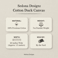 thumbnail image 6 of Natural Cotton Duck Canvas Fabric 7oz 60 Inch Wide Outdoor Duck Cloth by the Yard, 6 of 14