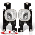 thumbnail image 4 of AJP Distributors Clear Lens Front Bumper Fog Lights Driving Lamps Assembly Pair LH RH + Bezel Bulbs Switch Wiring Harness Compatible/Replacement For Ford F250 F350 F450 F550 Super Duty 2008 2009 2010, 4 of 10