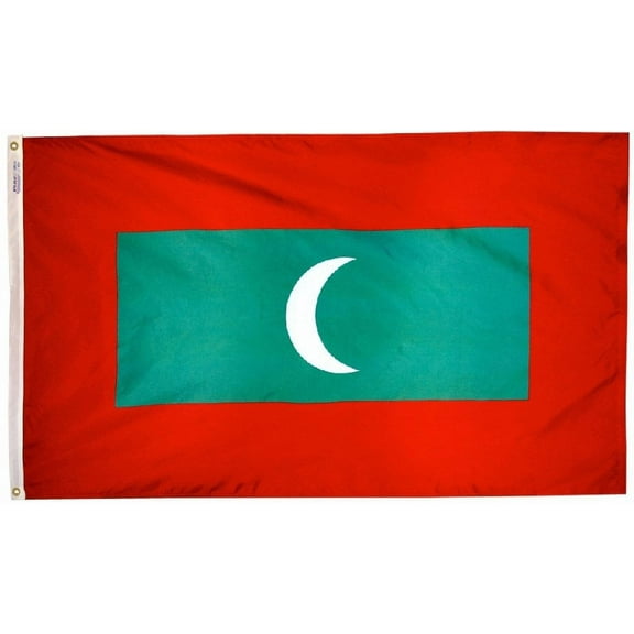Maldives - 2'X3' Nylon Flag