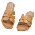 thumbnail image 1 of Sandalias Mazeskin Memory Foam H-Band para mujer, piel beige, 1 of 6