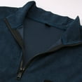 thumbnail image 6 of XIYON Mens Long Sleeve Polo Shirts Men's Striped Zipper Shirt Summer Casual Holiday Shirts Tops Classic Comfortable Golf Shirts For Men, 6 of 8