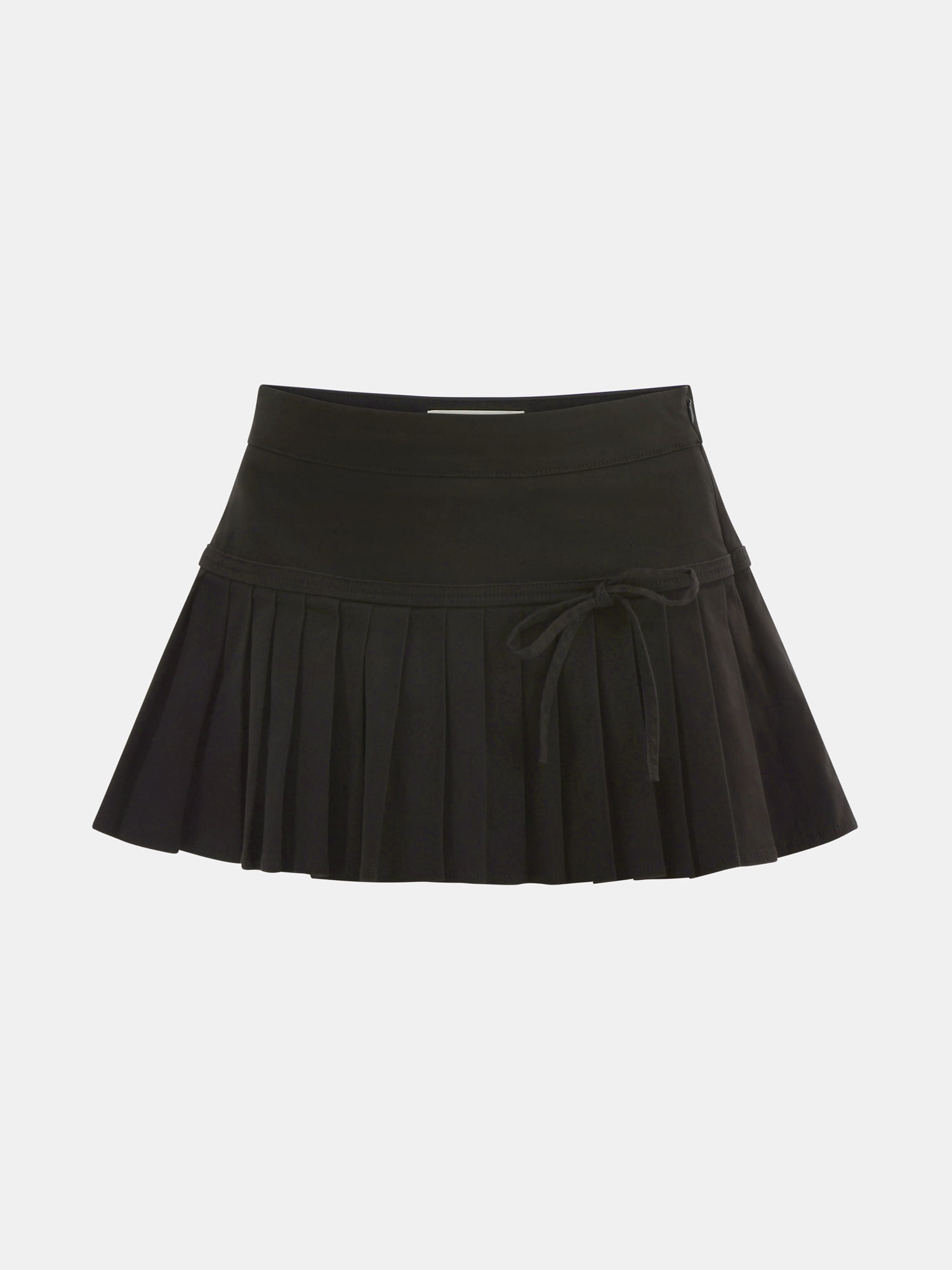 No Boundaries Bow Pleated Mini Skort, Women's