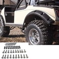 thumbnail image 2 of Huskey 4 Pcs Évasées de Voiturette de Golf DS avec Matériel en Acier Inoxydable pour Modèles DS 1993 et Plus g&E, en Plastique ABS Résistant aux Chocs pour Voiturette de Golf Surélevée avec Pneus Tout-Terrain, 2 of 4