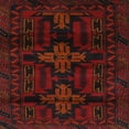 thumbnail image 1 of Ahgly Company Machine Washable Indoor Square Traditional Bakers Brown Area Rugs, 8' Square, 1 of 7
