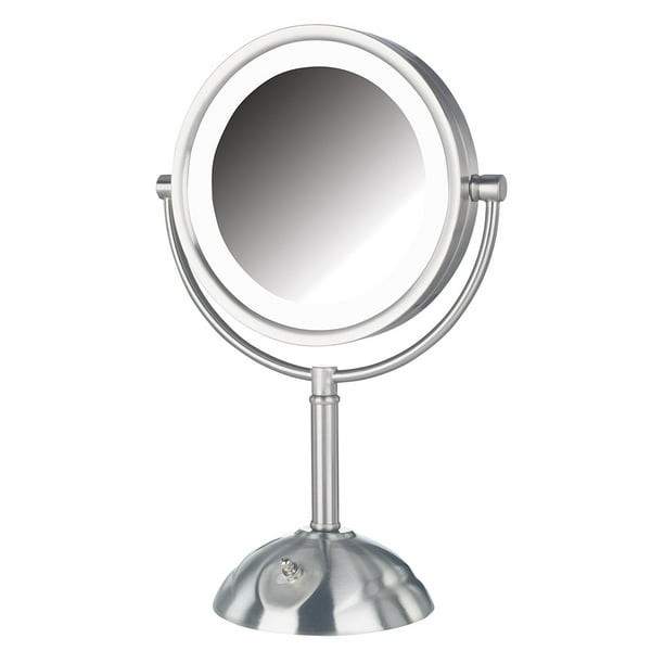 Jerdon HL8808NL 8.5Inch Tabletop TwoSided Swivel LED Lighted Vanity