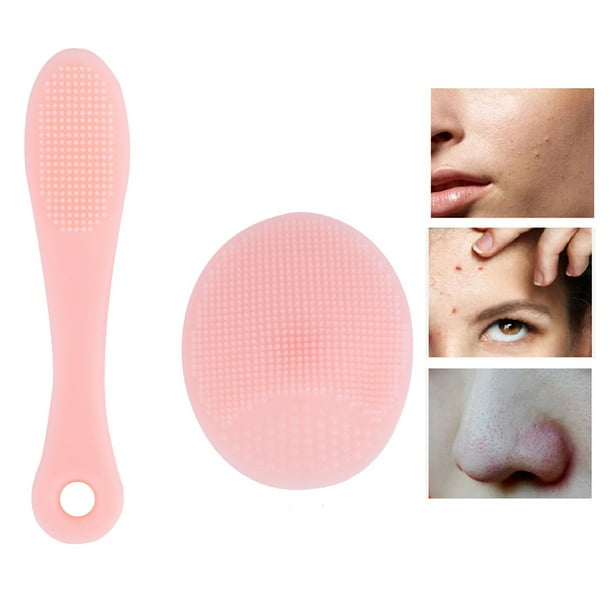 Cepillo facial, cepillo de limpieza facial de silicona, cepillos limpiadores faciales, cepillos para lavado facial, rendimiento inigualable