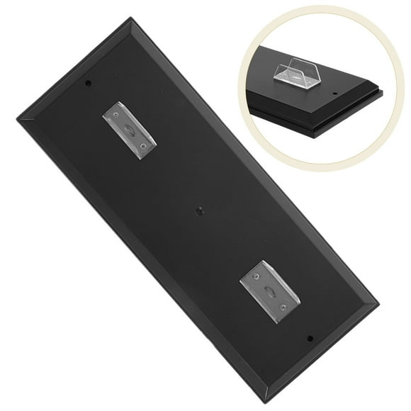 Hytrove 4Ud Soportes De Exhibición Para De Motocicleta En Plástico Negro Con Preciso Y Base Resistente