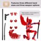 thumbnail image 2 of Maniquí Impresos en 3D 13 Cm Con Juguete Simulado Robot () Rojo, 2 of 9