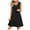 Black, variant on Womens Summer Dresses 2025 V-Neck Sleeveless Side Pockets Dress Sundress Solid Loose Short Flowy Mini Dress(Gift Included),Red ,Size XL