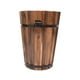 thumbnail image 3 of Macetero de barril de madera, jardinera, plantas de jardín para exteriores con diseño ergonómico. Estilo B, 3 of 9