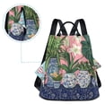 thumbnail image 5 of FORMRS Women's Travel Backpack Purse Anti-Theft Hidden Pockets Casual Shoulder Bag, Floral Vase, 5 of 7