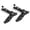 Black 2 PC, variant on 4PCS Miter Clamps for woodworking, Corner Clamps for Making Window Casing, Door Casing, Picture Frames, Cabinet Trim