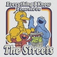 thumbnail image 2 of Women's Sesame Street Everything I Know I Learned on the Streets Racerback Tank Top, 2 of 4