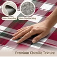 thumbnail image 6 of ODIKA 6'x9' Washable Area Rug Non-Slip, Easy Care, Grid Tartan Motif Gingham Striped Checkered Front Layering Plaid Flowing Dynamic for Family Room, Living Mater Bedroom, 6 of 7