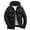 Black, variant on Men's Puffer Jackets Warm Puffy Lightweight Down Jacket Windproof Packable Quilted Coat Hoodies Winter Parka Black 5XL